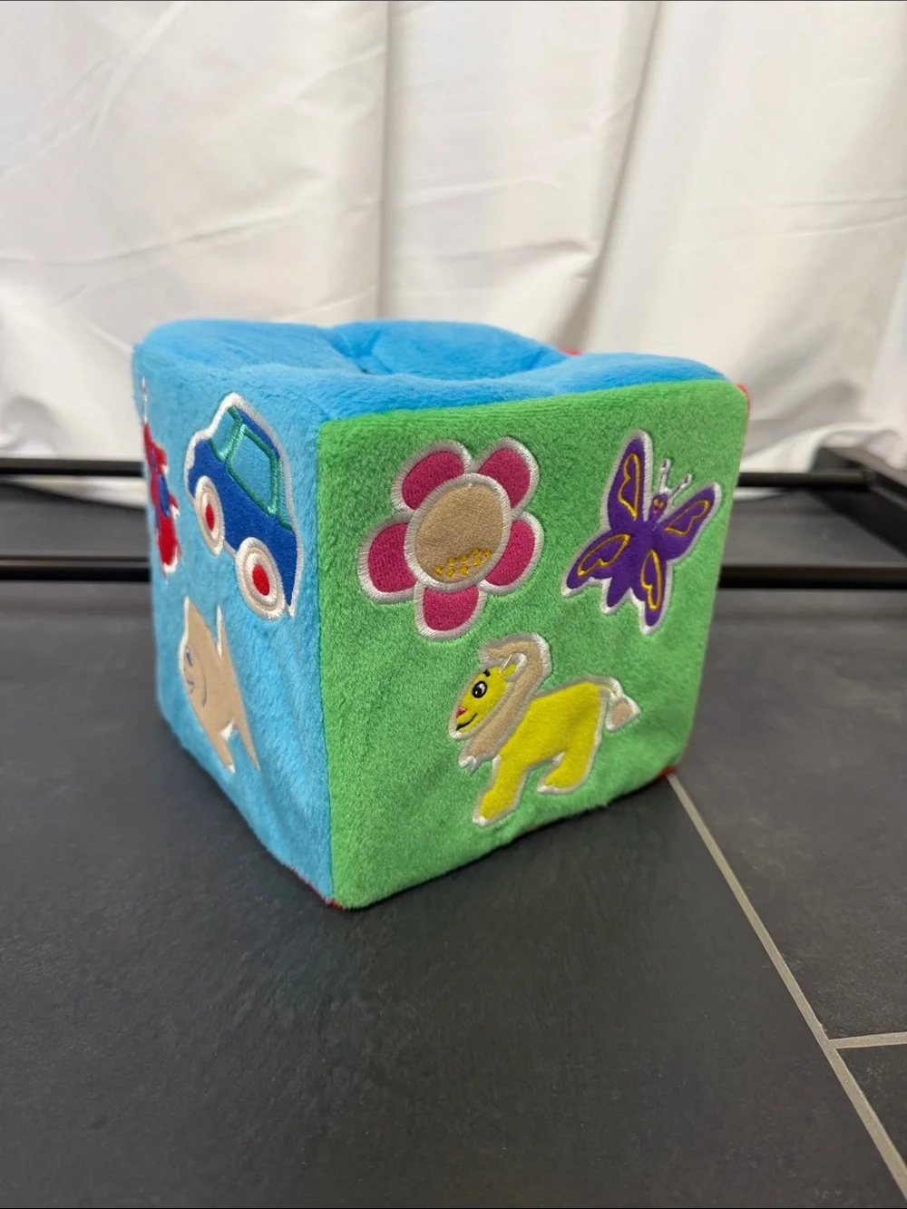 What's Inside? Soft Feely Box Educational Toy - Multi-Color